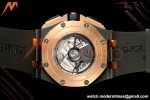 Audemars Piguet - AP ROO Chronograph 26405NR 44mm CER/RG/RU Ombre Brown/Wht JF A3126