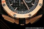 Audemars Piguet - AP ROO Chronograph 26406FR 44mm CER/RG/RU Black JF A3126