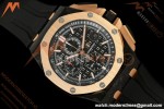 Audemars Piguet - AP ROO Chronograph 26406FR 44mm CER/RG/RU Black JF A3126