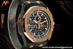 Audemars Piguet - AP ROO Chronograph 26406FR 44mm CER/RG/RU Black JF A3126