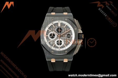 Audemars Piguet - AP ROO Chronograph 26415CE 44mm CER/CER/RU Gry/Blk JF A3126