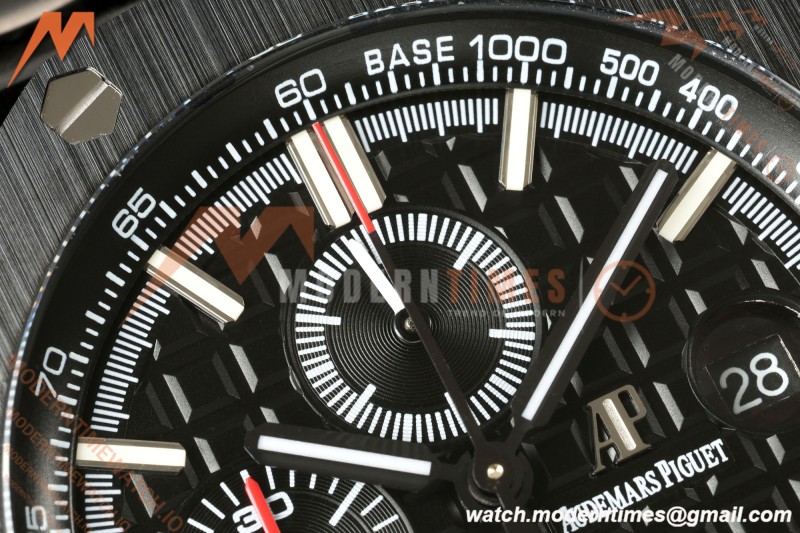 Audemars Piguet - AP ROO Chronograph 26400AU 44mm CER/CER/RU Black JF A3126