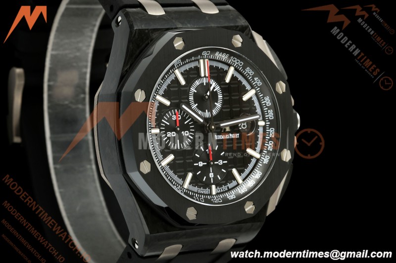 Audemars Piguet - AP ROO Chronograph 26400AU 44mm CER/CER/RU Black JF A3126
