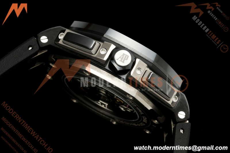 Audemars Piguet - AP ROO Chronograph 26400AU 44mm CER/CER/RU Black JF A3126