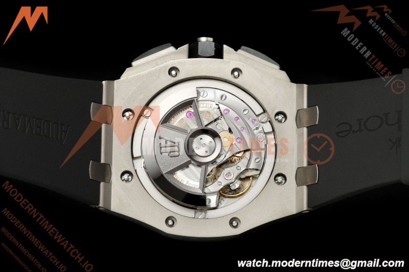 Audemars Piguet - AP ROO Chronograph 26400IO 44mm CER/SS/RU Black/Silver JF A3126
