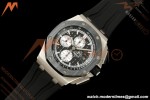 Audemars Piguet - AP ROO Chronograph 26400IO 44mm CER/SS/RU Black/Silver JF A3126