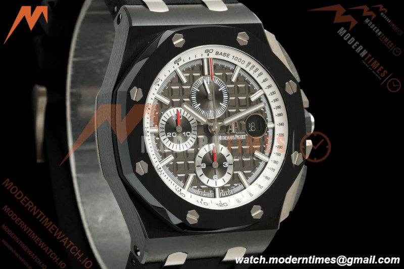 Audemars Piguet - AP ROO Chronograph 26405CE 44mm Black CER/RU Gray JF A3126