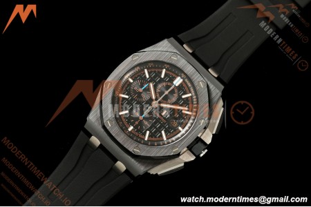 Audemars Piguet - AP ROO Chronograph 26405CE 44mm Black CER/RU Black JF A3126