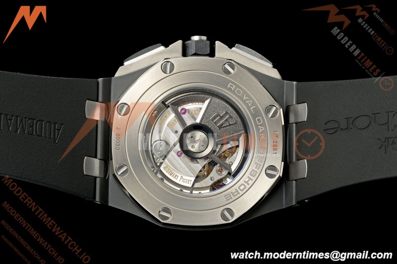 Audemars Piguet - AP ROO Chronograph 26405CE 44mm Black CER/RU Black JF A3126