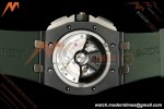 Audemars Piguet - AP ROO Chronograph 26405CE 44mm Green CER/RU Grn/Num JF A3126