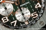 Audemars Piguet - AP ROO Chronograph 26405CE 44mm Green CER/RU Grn/Num JF A3126