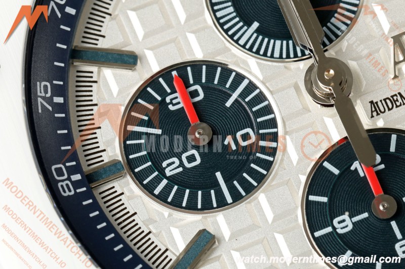 Audemars Piguet - AP ROO Chronograph 26402CB 44mm CER/CER/RU White JF A3126