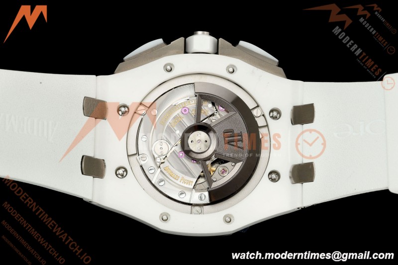Audemars Piguet - AP ROO Chronograph 26402CB 44mm CER/CER/RU White JF A3126