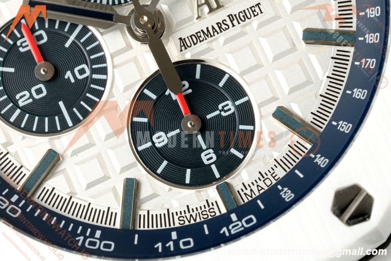 Audemars Piguet - AP ROO Chronograph 26402CB 44mm CER/CER/RU White JF A3126