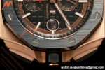 Audemars Piguet - AP ROO Chronograph 26401RO 44mm RG/CER/RU Black JF A3126