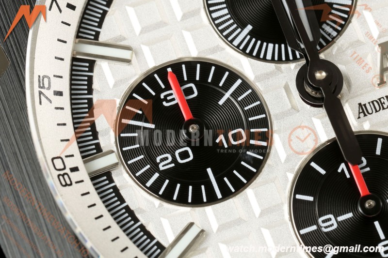 Audemars Piguet - AP ROO Chronograph 26400SO 44mm CER/SS/RU Wht/Blk JF A3126