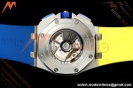 Audemars Piguet - AP ROO Chronograph 26400SO 44mm CER/SS Blue/Yellow RU Blu/Silver JF A3126