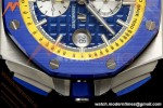Audemars Piguet - AP ROO Chronograph 26400SO 44mm CER/SS Blue/Yellow RU Blu/Silver JF A3126