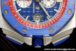 Audemars Piguet - AP ROO Chronograph 26400SO 44mm CER/SS Blue/Red RU Blu/Silver JF A3126