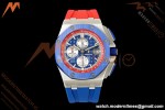 Audemars Piguet - AP ROO Chronograph 26400SO 44mm CER/SS Blue/Red RU Blu/Silver JF A3126