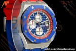 Audemars Piguet - AP ROO Chronograph 26400SO 44mm CER/SS Blue/Red RU Blu/Silver JF A3126