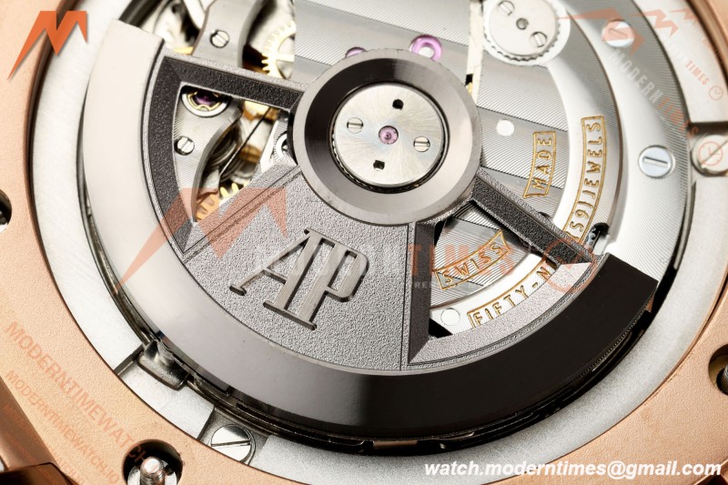 Audemars Piguet - AP ROO Chronograph 26408OR 44mm RG/RU White Dial JF A3126