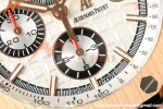 Audemars Piguet - AP ROO Chronograph 26408OR 44mm RG/RU White Dial JF A3126