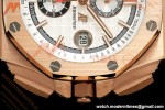 Audemars Piguet - AP ROO Chronograph 26408OR 44mm RG/RU White Dial JF A3126