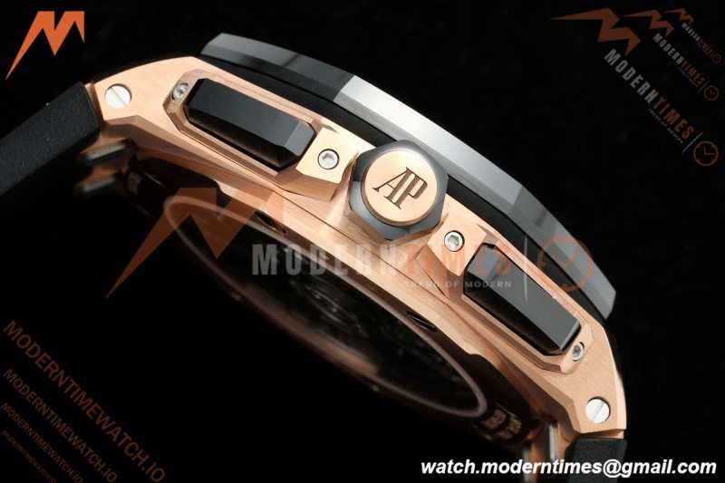 Audemars Piguet - Royal Oak Offshore 26420RO 43mm RG/CER/RU Black Dial DDF DD4401
