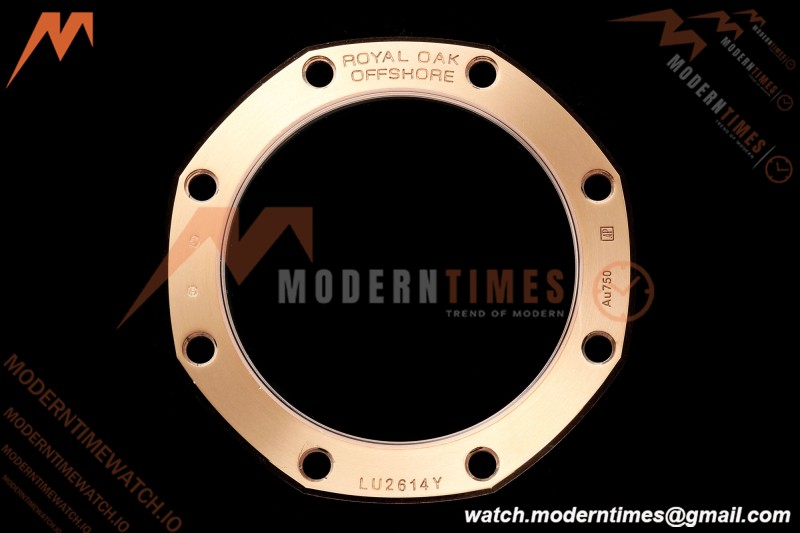 Audemars Piguet - Royal Oak Offshore 26420RO 43mm RG/CER/RU Black Dial DDF DD4401