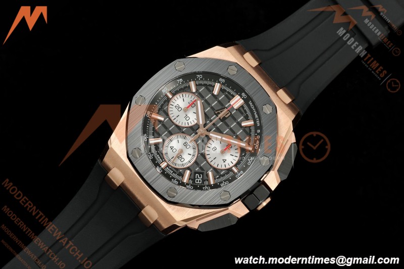 Audemars Piguet - Royal Oak Offshore 26420RO 43mm RG/CER/RU Black Dial DDF DD4401