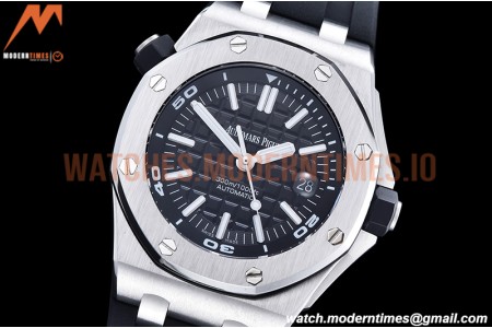 Audemars Piguet - Royal Oak Offshore Diver 15703 SS/RU Black APSF MY9015