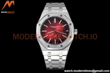 Audemars Piguet - Royal Oak 39mm 16202XT SS/SS Smoked Burgundy GDF MY8215