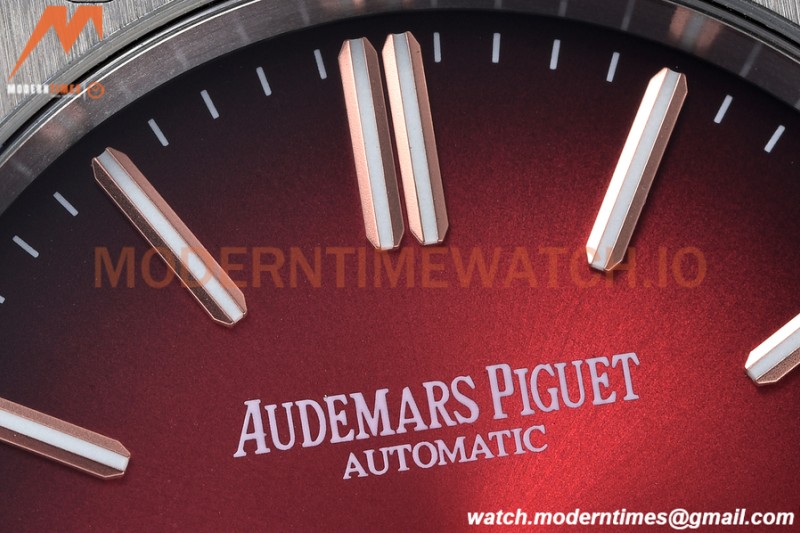 Audemars Piguet - Royal Oak 39mm 16202XT SS/SS Smoked Burgundy GDF MY8215