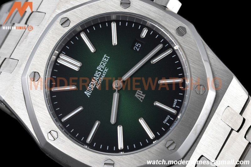 Audemars Piguet - Royal Oak 39mm 16202PT SS/SS Green GDF MY8215