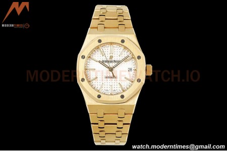 Audemars Piguet - Royal Oak 37mm 15450BA YG/YG Silver Stick IPF A3120