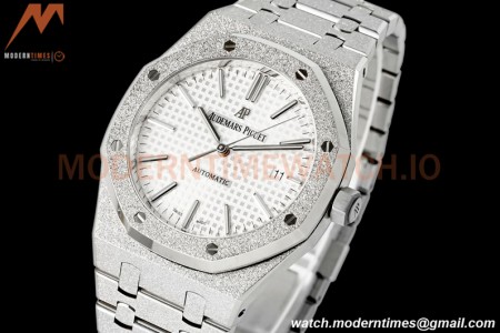 Audemars Piguet - Royal Oak 15410BC Frosted SS/SS White APSF A3120