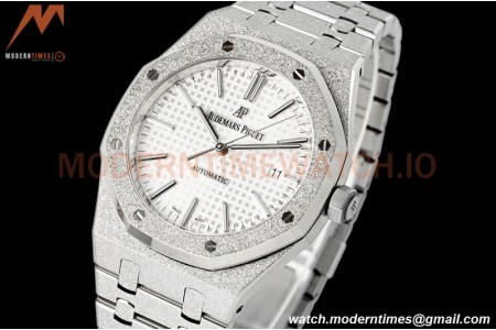 Audemars Piguet - Royal Oak 15410BC Frosted SS/SS White APSF A3120