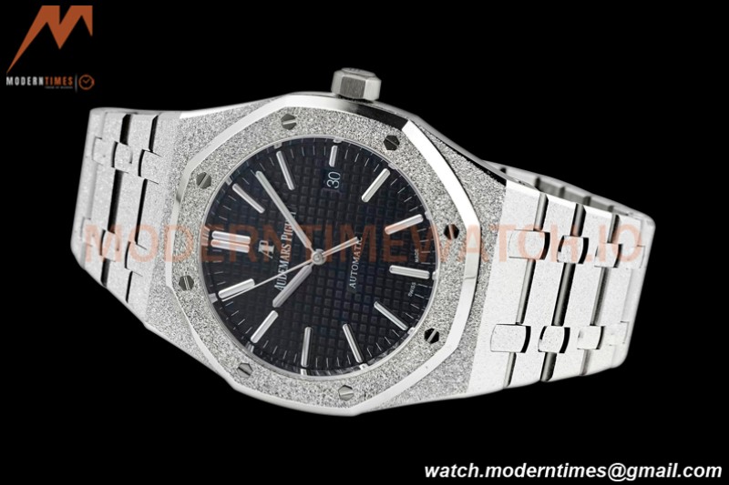 Audemars Piguet - Royal Oak 15410BC Frosted SS/SS Black APSF A3120