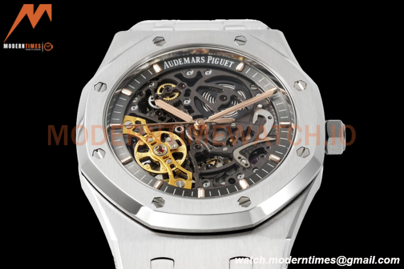 Audemars Piguet - Royal Oak 15407ST 41mm Openworked SS/SS Skeleton ZF A3132