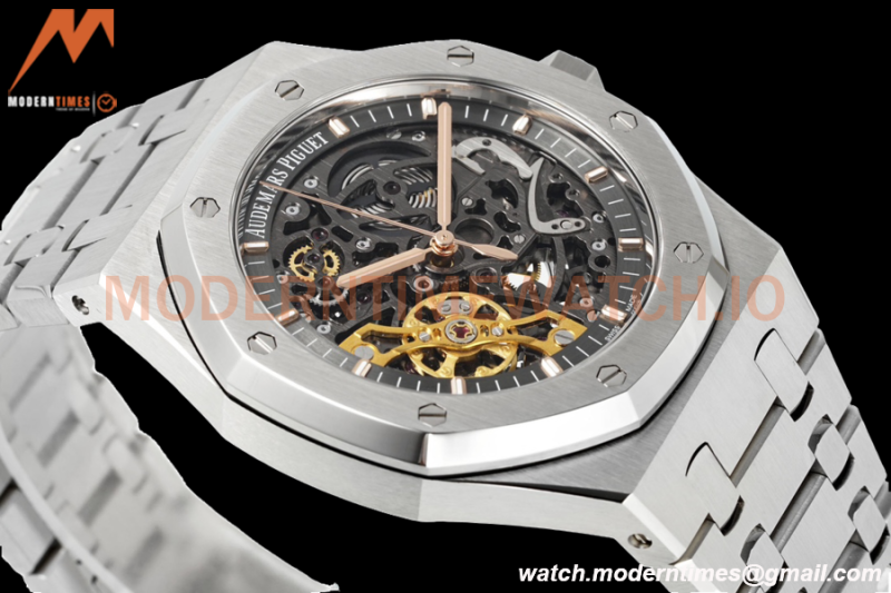 Audemars Piguet - Royal Oak 15407ST 41mm Openworked SS/SS Skeleton ZF A3132