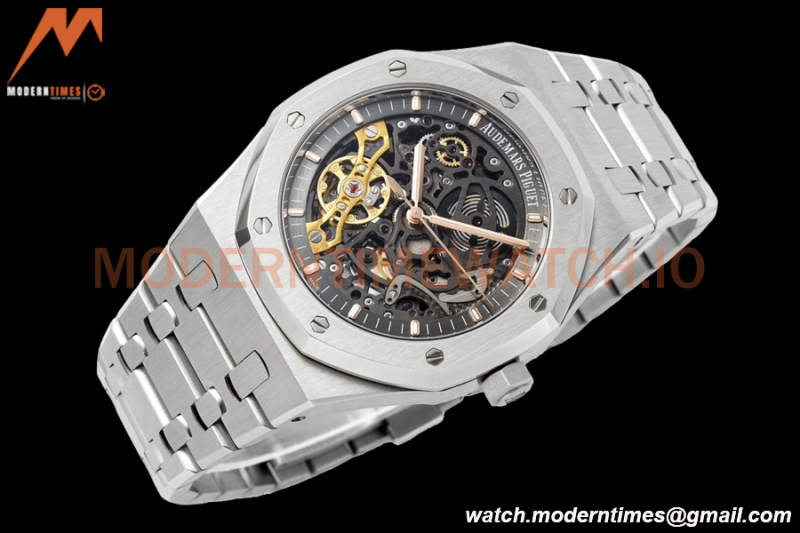 Audemars Piguet - Royal Oak 15407ST 41mm Openworked SS/SS Skeleton ZF A3132