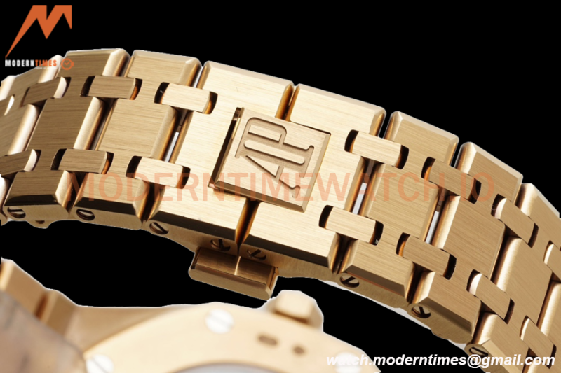Audemars Piguet - Royal Oak 15407BA 41mm Open Worked YG/YG Skeleton ZF A3132