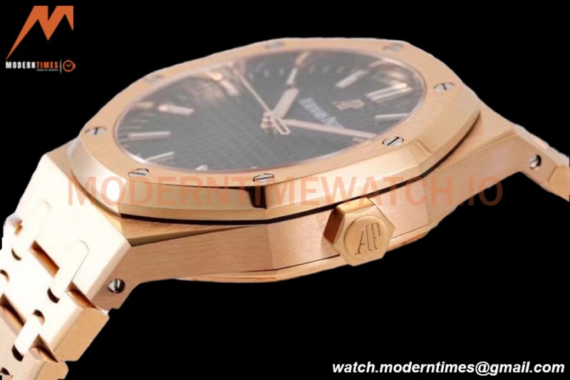 Audemars Piguet - Royal Oak 15500OR 41mm RG/RG Black V2 ZF MY9015