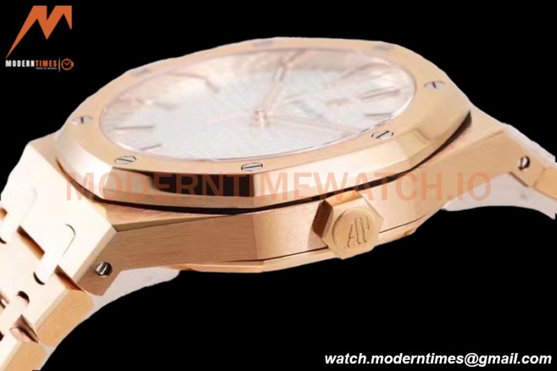 Audemars Piguet - Royal Oak 15500OR 41mm RG/RG White V2 ZF MY9015