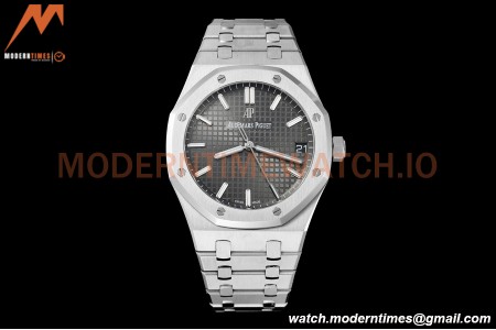 Audemars Piguet - Royal Oak 15500 41mm SS/SS Grey/Stk APSF V3 A4302 Mod