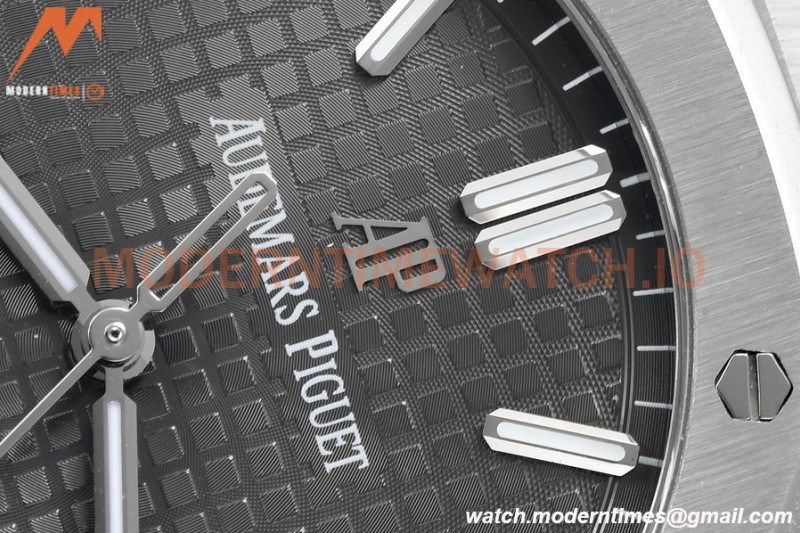 Audemars Piguet - Royal Oak 15500 41mm SS/SS Grey/Stk APSF V3 A4302 Mod