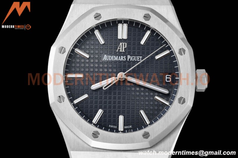 Audemars Piguet - Royal Oak 15500 41mm SS/SS Blue/Stk APSF V3 A4302 Mod