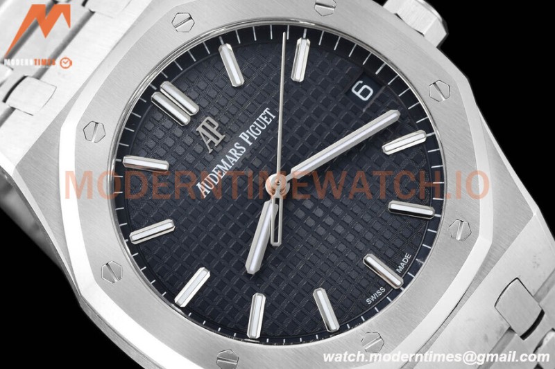 Audemars Piguet - Royal Oak 15500 41mm SS/SS Blue/Stk APSF V3 A4302 Mod
