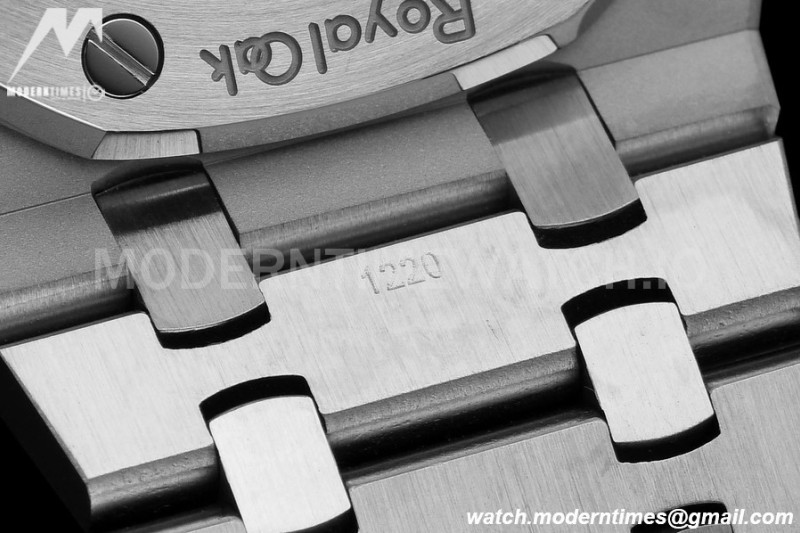 Audemars Piguet - Royal Oak 15500 41mm SS/SS Blk/Stk APSF V3 A4302 Mod